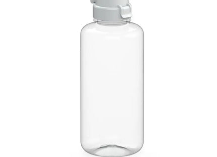 School Hydration Flasche, 1L, Transparent mit Weiß TK Gruppe® Grosshandel 