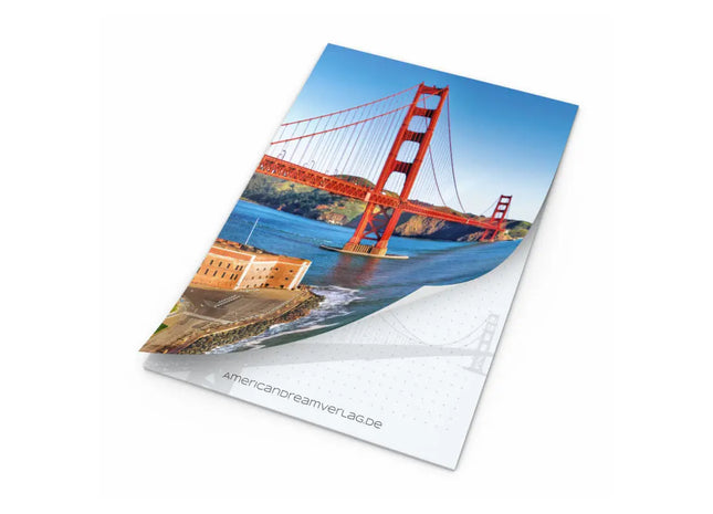 Schreibblock Cover A4 mit 2-fach Abheftlochung und 4C-Druck - Perfekt für Büro und Schule TK Gruppe® Grosshandel 