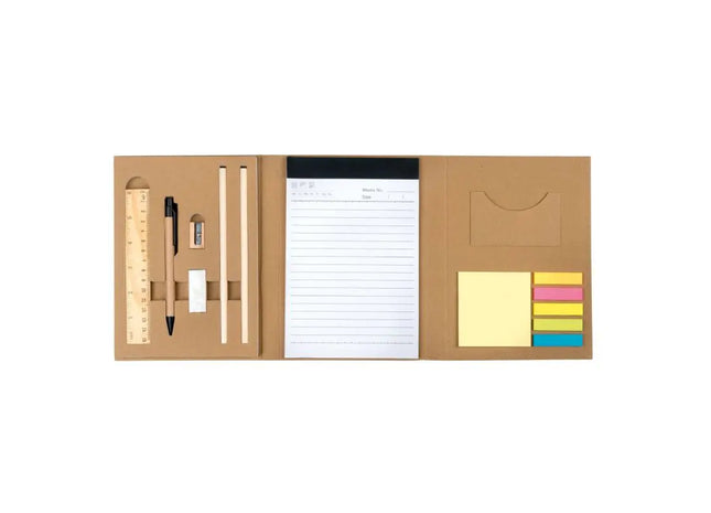 Schreibset SCHOOL DAYS - in Braun für stilvolles Schreiben und Notieren in der Schulzeit TK Gruppe® Grosshandel 