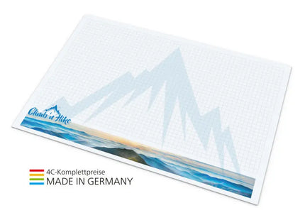 Schreibunterlage mit 25 Blatt und 4C-Druck - Farbenfrohes Design für Büro und Zuhause TK Gruppe® Grosshandel 