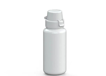 Schul-Trinkflasche, 400ml, Reinweiß, Kompakt & Stilvoll TK Gruppe® Grosshandel 