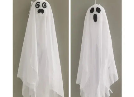 Schüttelnde Geister, 2er-Set - Animierte Halloween-Deko, ca. 50cm hoch TK Gruppe® Grosshandel 