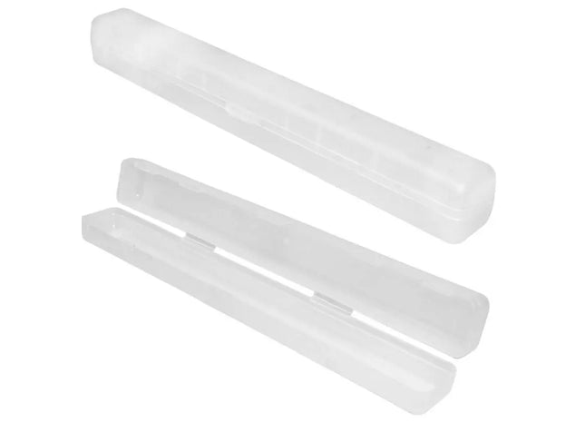 Schutzbox für Zahnbürsten – Transparent-Milchig, Hygienisch & Praktisch TK Gruppe® Grosshandel 