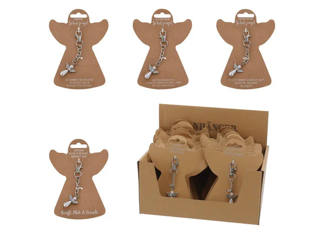 Schutzengel-Anhänger, 4er-Set – Spirituelle Schutzsymbole TK Gruppe® Grosshandel 