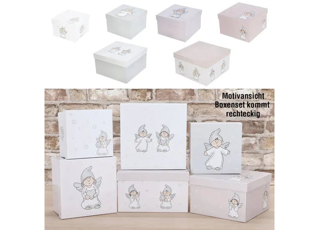 Schutzengel Boxen-Set, rechteckig, 6-teilig TK Gruppe® Grosshandel 