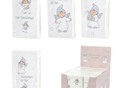 Schutzengel Taschentücher, 4 Designs, 10er-Pack TK Gruppe® Grosshandel 