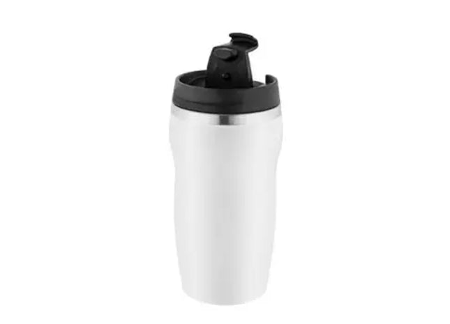 Metmaxx Thermobecher CremaCompact 300ml - Weiß/Schwarz - Eleganter Isolierbecher TK Gruppe® Grosshandel 