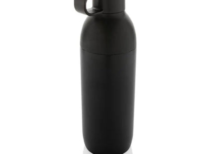 Schwarz Flow 500ml RCS-Recycled Vakuum-Edelstahlflasche TK Gruppe® Grosshandel 