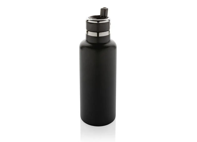 Schwarz Hydro 500ml Recycelter RCS-Edelstahl Vakuumflasche TK Gruppe® Grosshandel 