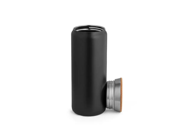 Schwarz LAVINE 600ml Robuste Edelstahl-Thermoflasche TK Gruppe® Grosshandel 