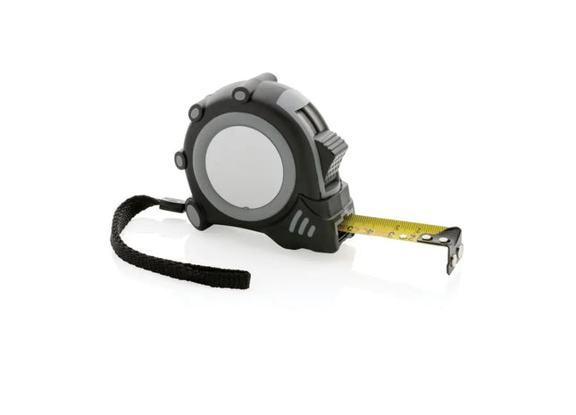 Grip 5m/19mm Maßband aus RCS recyceltem Kunststoff - Grau/Schwarz Präzises und nachhaltiges Messwerkzeug TK Gruppe® Grosshandel 