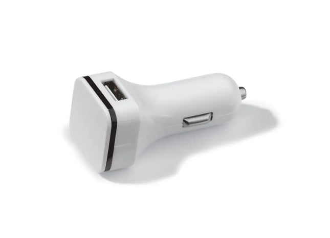 USB KFZ-Ladegerät 2,1A - Weiß/Schwarz Schnelles Aufladen für unterwegs TK Gruppe® Grosshandel 