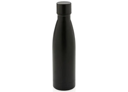 Schwarz Solid RCS 500ml Recycelte Vakuum-Edelstahlflasche TK Gruppe® Grosshandel 