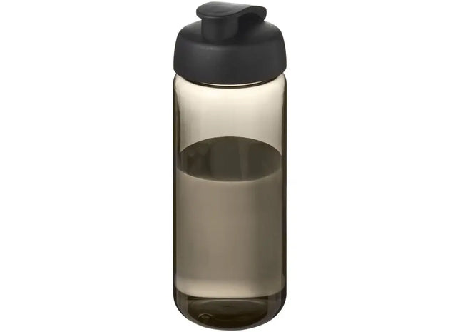 H2O Active Octave Tritan™ 600ml Sportflasche mit Klappdeckel - Kohle/Schwarz TK Gruppe® Grosshandel 
