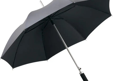 Windmatic Alu-Regenschirm, Robust & Elegant, Grau-Metallic/Schwarz TK Gruppe® Grosshandel 