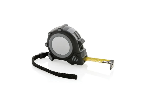 Grip 3m/16mm Maßband aus RCS recyceltem Kunststoff - Grau/Schwarz Umweltfreundliches Messwerkzeug TK Gruppe® Grosshandel 