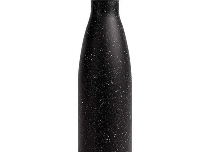 Schwarz-Weiß Splash Sagaform Nils 500ml Stahlflasche, stilvoll TK Gruppe® Grosshandel 