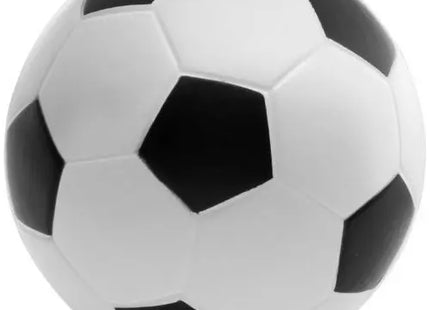 Schwarz-Weißer Elijah Anti-Stress-Fußball – Entspannungsspielzeug für den Alltag TK Gruppe® Grosshandel 