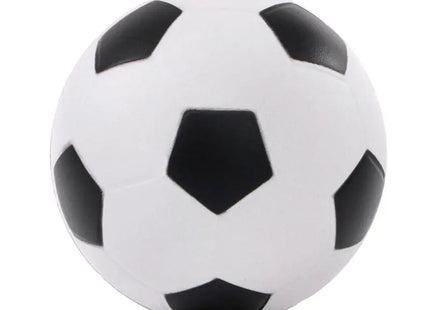 Schwarz-Weißer Fußball Squeezie - Stressabbau Ball im Sportdesign TK Gruppe® Grosshandel 