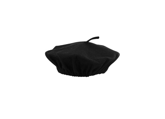 Schwarze Baskenmütze Für Erwachsene - Klassisches Französisches Künstler Kostümzubehör TK Gruppe® Grosshandel 