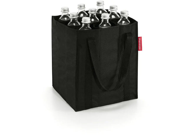 Schwarze Bottlebag – Praktisch & Modern für Unterwegs TK Gruppe® Grosshandel 