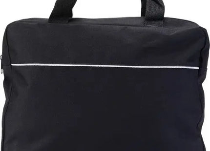 Schwarze Dokumententasche aus Polyester Niam – robust, vielseitig, stilvoll, praktisch TK Gruppe® Grosshandel 