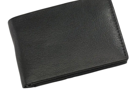 Schwarze Echtleder-Geldbörse HOLIDAY TK Gruppe® Grosshandel 