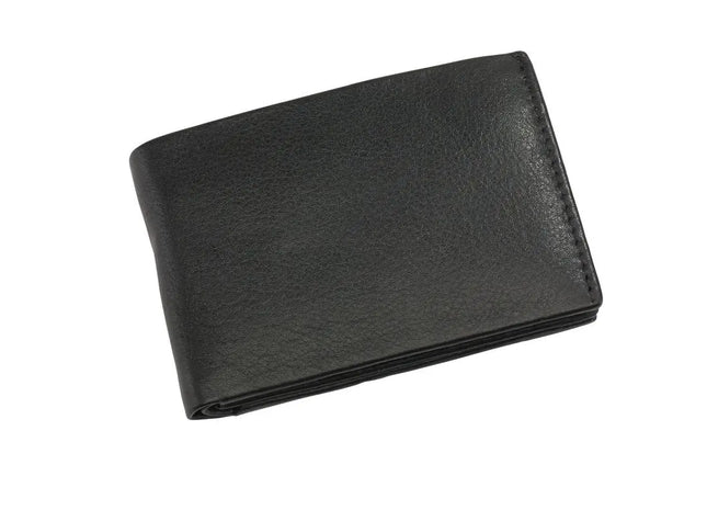 Schwarze Echtleder-Geldbörse HOLIDAY TK Gruppe® Grosshandel 