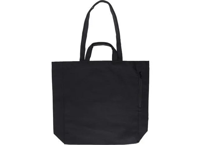 Schwarze Einkaufstasche aus recycelter Baumwolle, Modell Bennett – umweltfreundlich, stilvoll, robust TK Gruppe® Grosshandel 