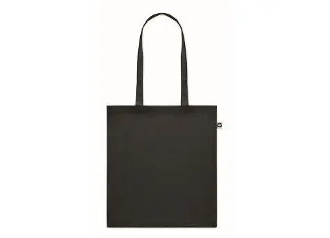 Schwarze Einkaufstasche recycelt ZOCO COLOUR – Nachhaltig, robust, stilvoll, vielseitig TK Gruppe® Grosshandel 