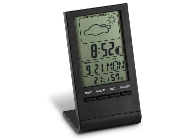 Schwarze Elektronische Wetterstation - Hochpräzise Messungen TK Gruppe® Grosshandel 