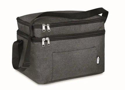 Schwarze ICECUBE RPET Kühltasche – Umweltbewusst & Stilvoll TK Gruppe® Grosshandel 