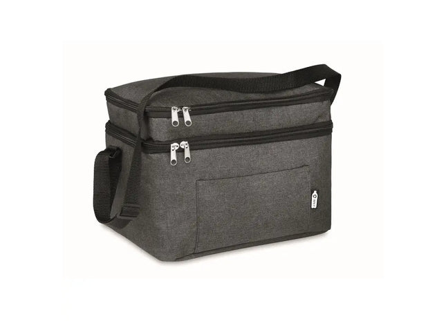 Schwarze ICECUBE RPET Kühltasche – Umweltbewusst & Stilvoll TK Gruppe® Grosshandel 