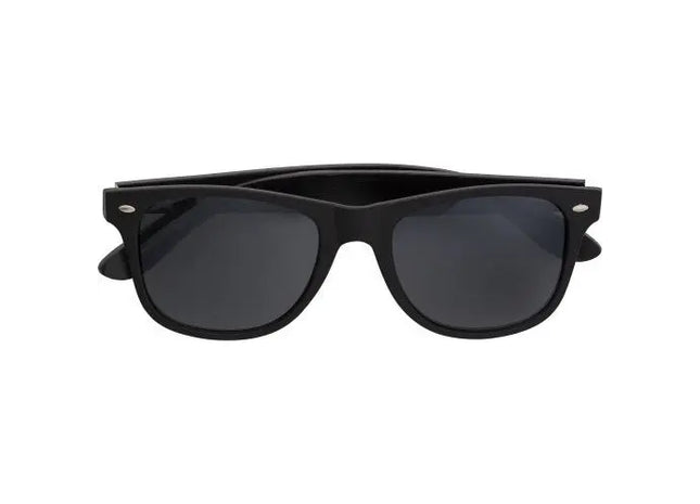 Schwarze Jaxon Sonnenbrille mit ABS und Bambus – Modern & Umweltfreundlich TK Gruppe® Grosshandel 
