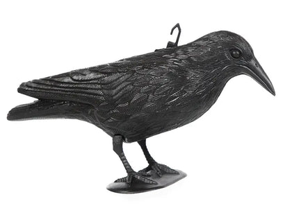 Schwarze Krähenfigur als Taubenschreck – Effektiver Vogelschutz für Garten & Balkon TK Gruppe® Grosshandel 