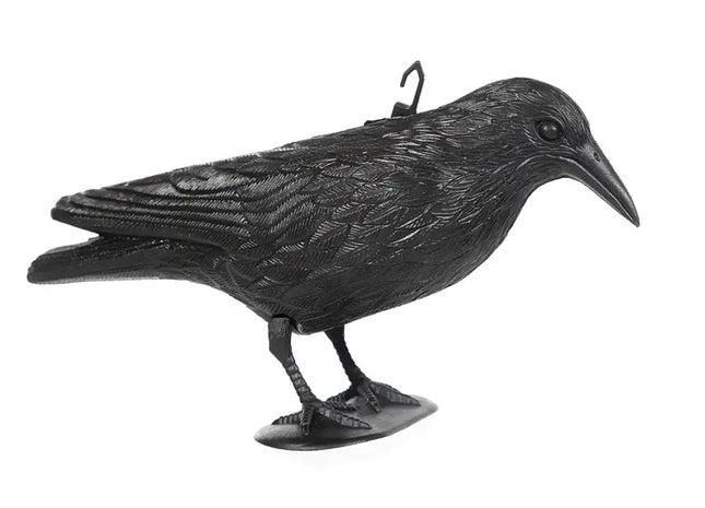Schwarze Krähenfigur als Taubenschreck – Effektiver Vogelschutz für Garten & Balkon TK Gruppe® Grosshandel 