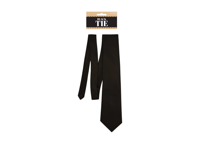 Schwarze Krawatte - Elegantes Accessoire für Herren TK Gruppe® Grosshandel 