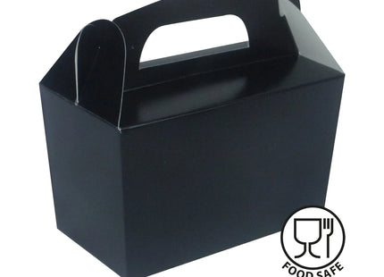 Schwarze Lunchbox 12Lx7Bx6H, robuste Brotzeitbox, ideal für Schule und Arbeit TK Gruppe® Grosshandel 