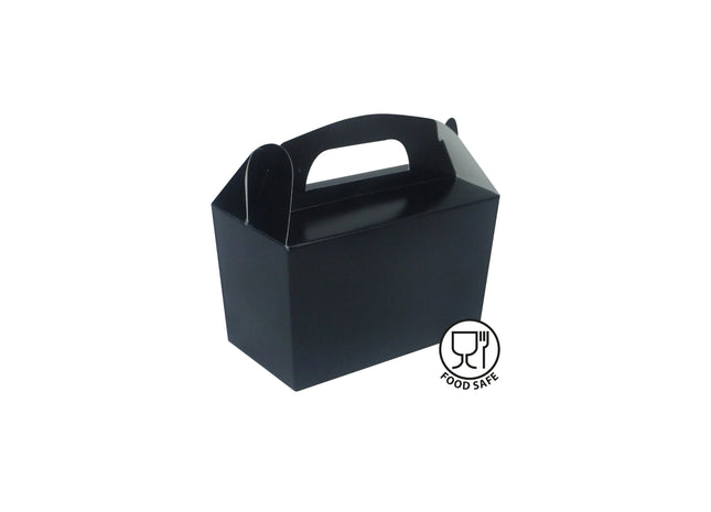 Schwarze Lunchbox 12Lx7Bx6H, robuste Brotzeitbox, ideal für Schule und Arbeit TK Gruppe® Grosshandel 
