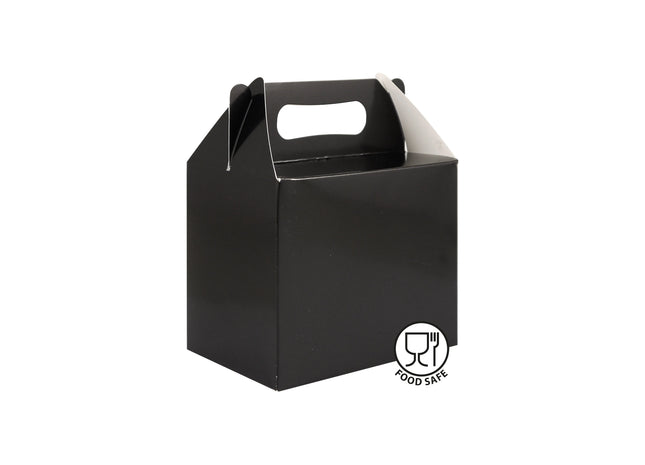 Schwarze Lunchbox 14L x 9,5B x 12H cm, Bento-Box, Kinder & Erwachsene, Brotdose TK Gruppe® Grosshandel 