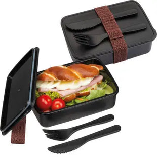 Schwarze Lunchbox 'Vigo' – Stilvoll und Praktisch für Unterwegs TK Gruppe® Grosshandel 