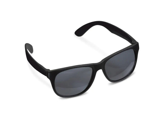 Schwarze Neon UV400 Sonnenbrille – Doppelt Schwarz für Stil & Schutz TK Gruppe® Grosshandel 