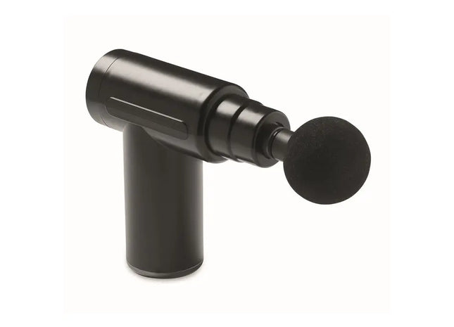Schwarze POM Massagepistole - Kraftvolles Percussion-Massagegerät TK Gruppe® Grosshandel 
