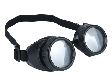 Schwarze Pilotenbrille mit klarem Glas, Universalgröße – stilvolles Accessoire TK Gruppe® Grosshandel 