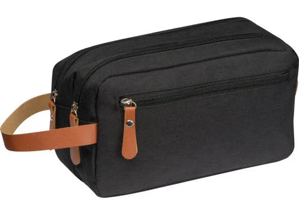 Schwarze Polyester Kosmetiktasche - Langlebig & Stilvoll, 100 Zeichen TK Gruppe® Grosshandel 