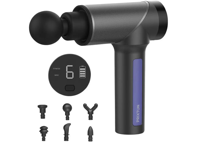Schwarze Prixton MGF100 Massagepistole - Hochintensives Massagegerät TK Gruppe® Grosshandel 