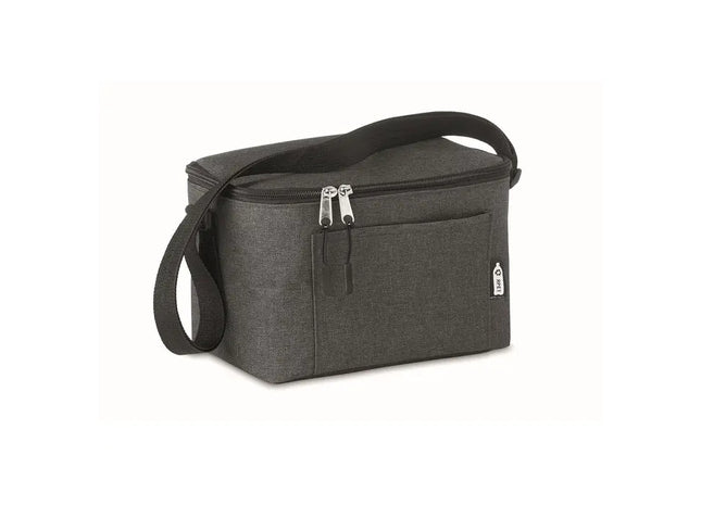 Schwarze RPET CUBA Dosenkühltasche – Umweltfreundlich & Stilvoll TK Gruppe® Grosshandel 
