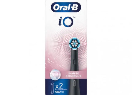 Schwarze Sanfte Zahnbürstenköpfe, 2er-Pack - Kompatibel mit Oral-B TK Gruppe® Grosshandel 