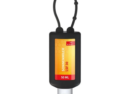 Schwarze Sonnenmilch 50 ml, LSF 30, Schutz für jede Haut TK Gruppe® Grosshandel 