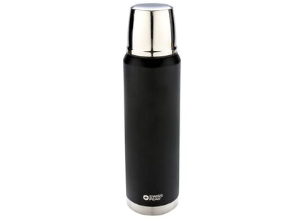 Schwarze Swiss Peak Elite 1l Flasche mit Kupferisolierung TK Gruppe® Grosshandel 